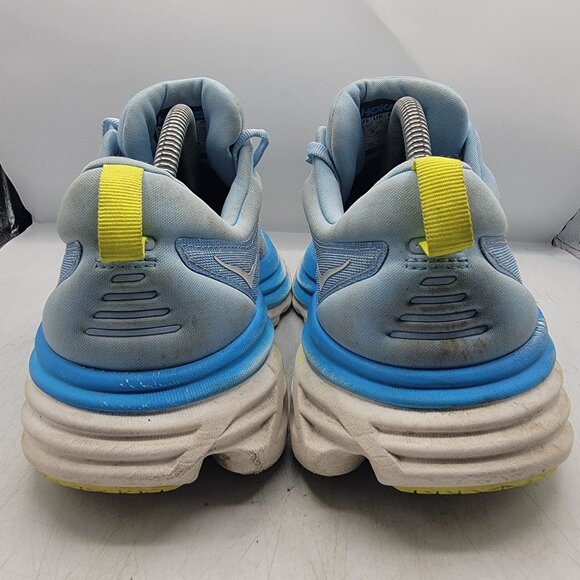 Hoka One One Bondi 8 Mens 10.5 D Shoes Blue Running Gym Walking 1123202 ABDB - Picture 5 of 13